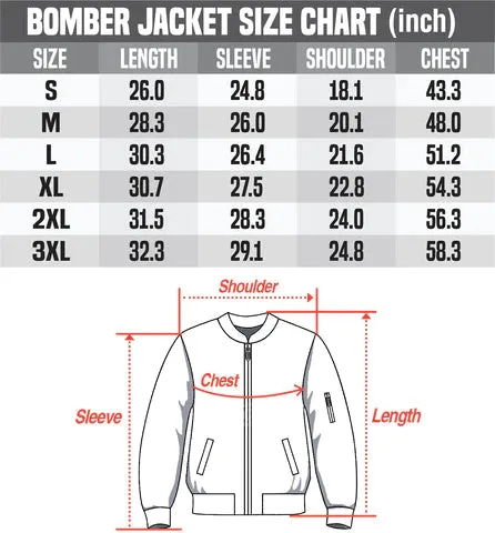 African Symbols in Pan-African Colors Bomber Jacket