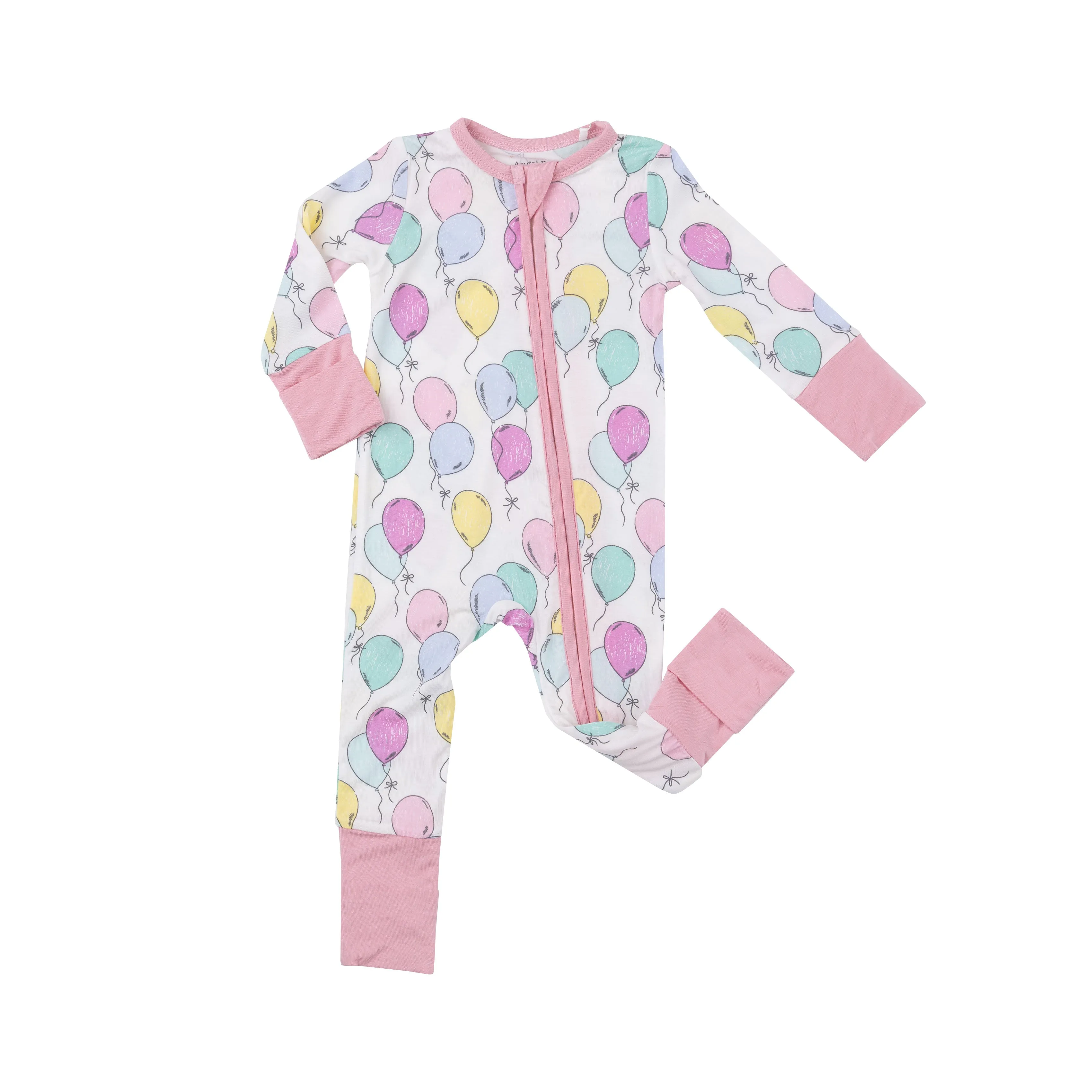 Angel Dear 2 Way Zipper Romper, Balloons