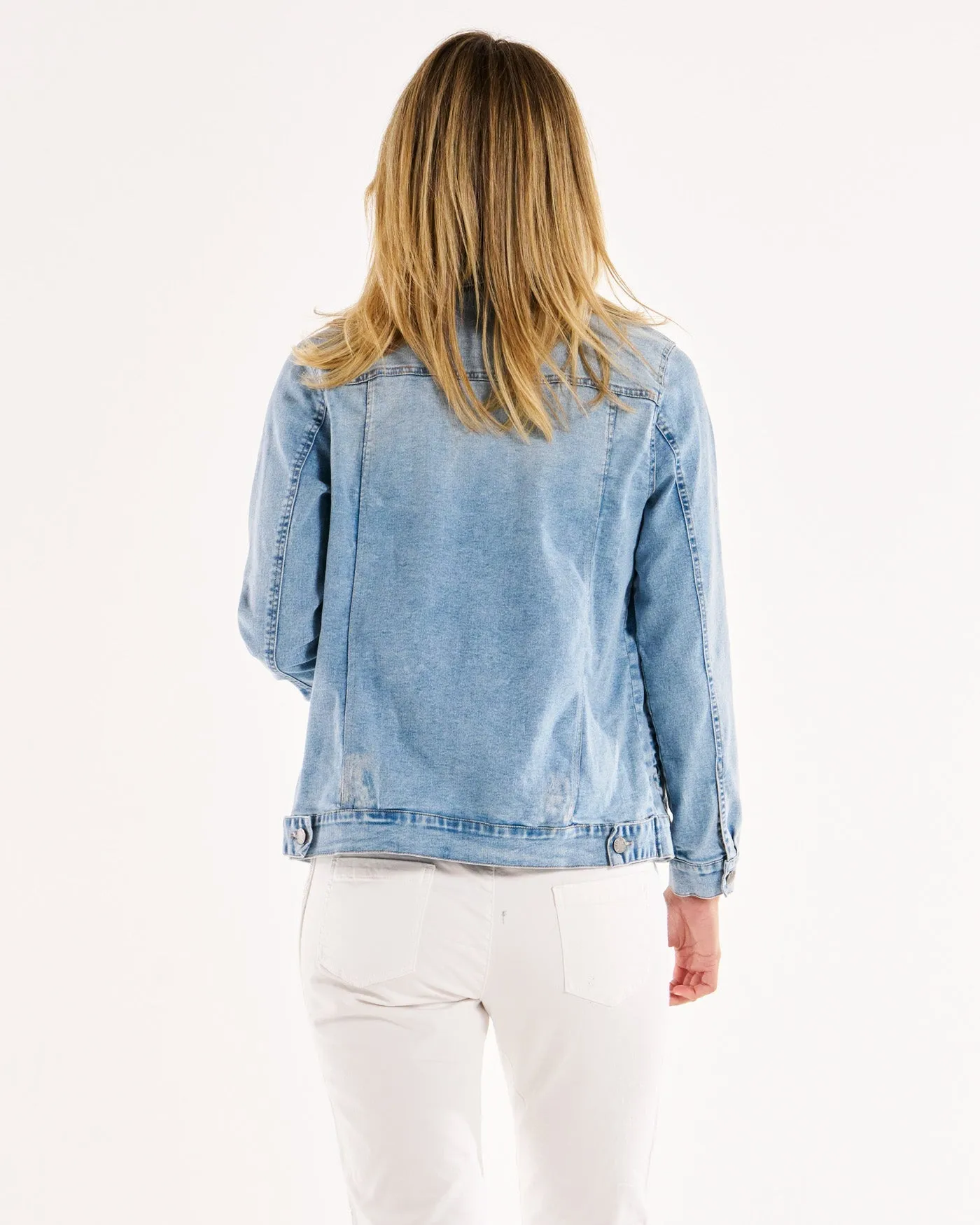 Betty Baics Mayfair Denim Jacket - Vintage Blue