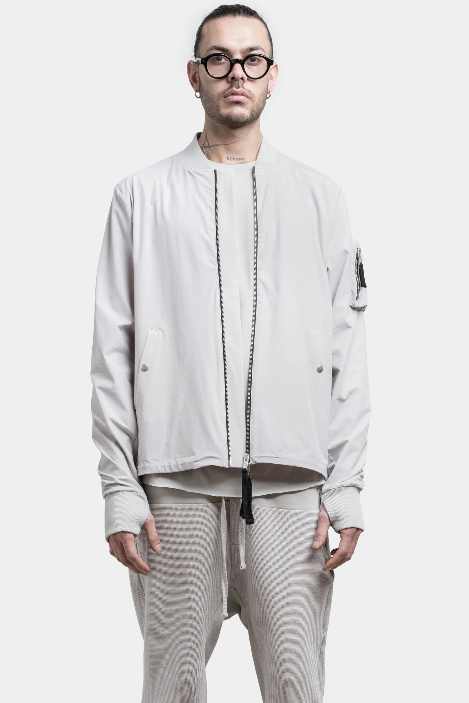 Bomber jacket, Silver