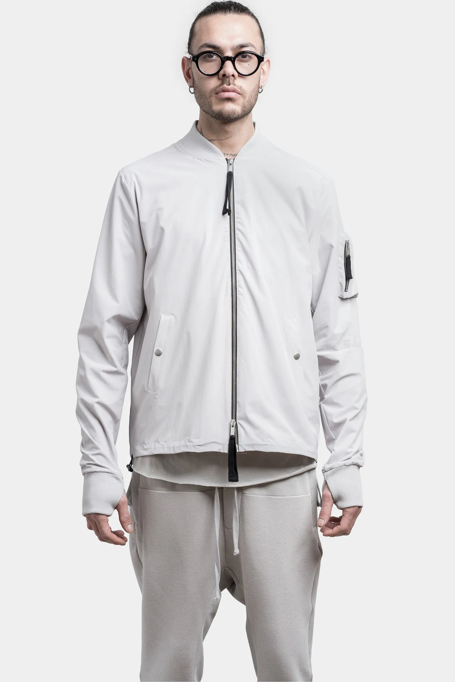 Bomber jacket, Silver