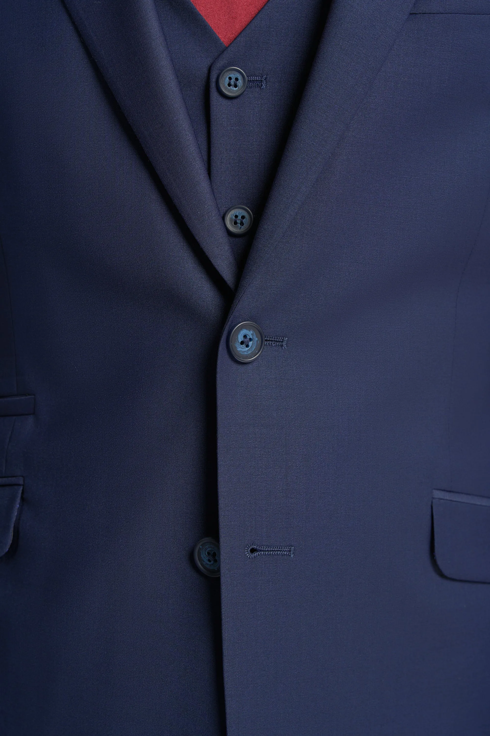 Bond Navy Three Piece Suit