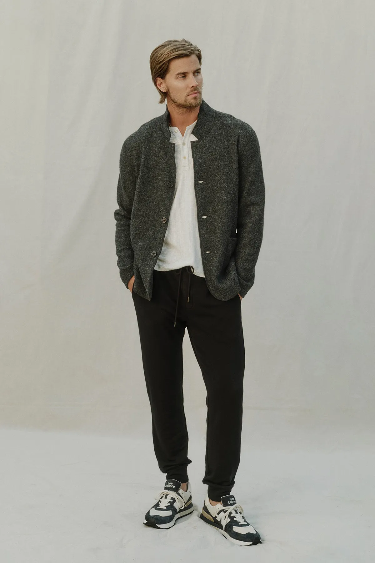 BOWEN BOILED WOOL BLEND JACKET