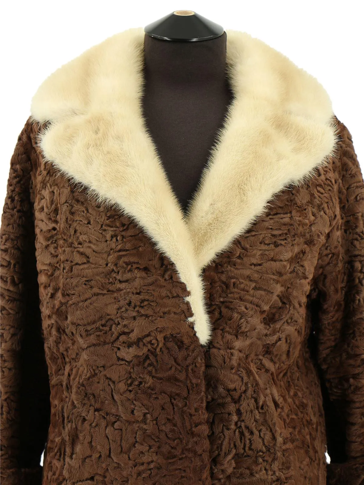 Brown Persian Lamb True Vintage Coat