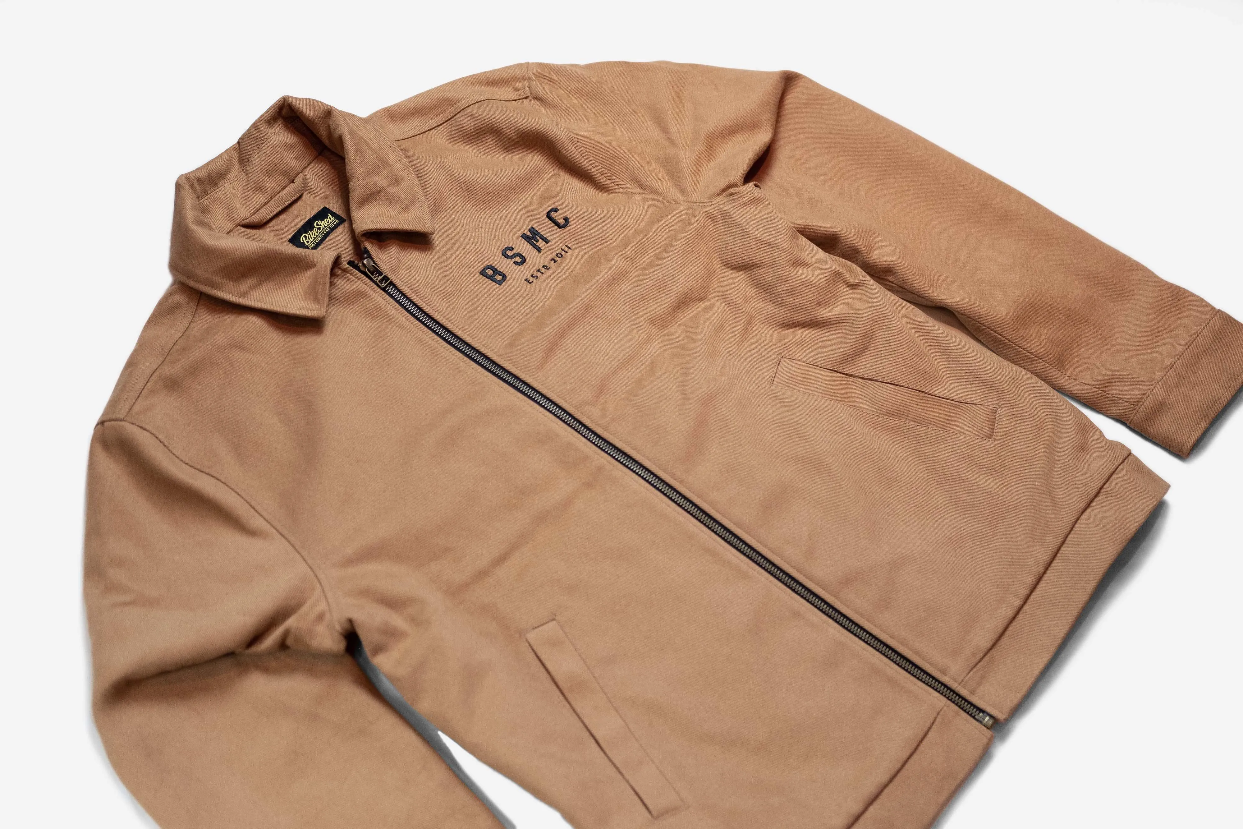 BSMC ESTD. Twill Jacket - Tan