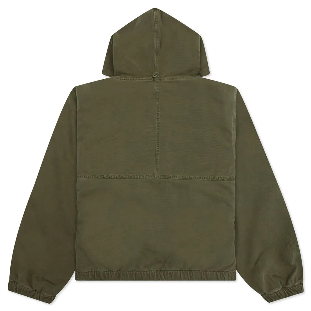 Canvas Insulated Work Jacket - Olive Drab