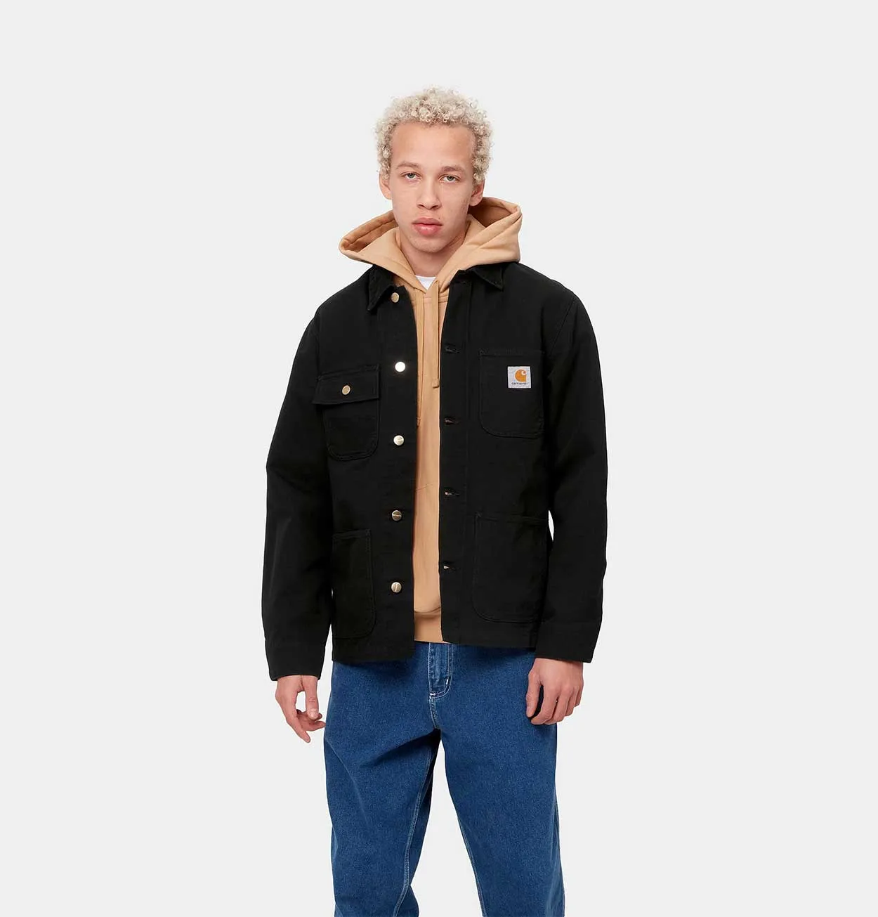 Carhartt WIP Michigan Coat in Black Rigid