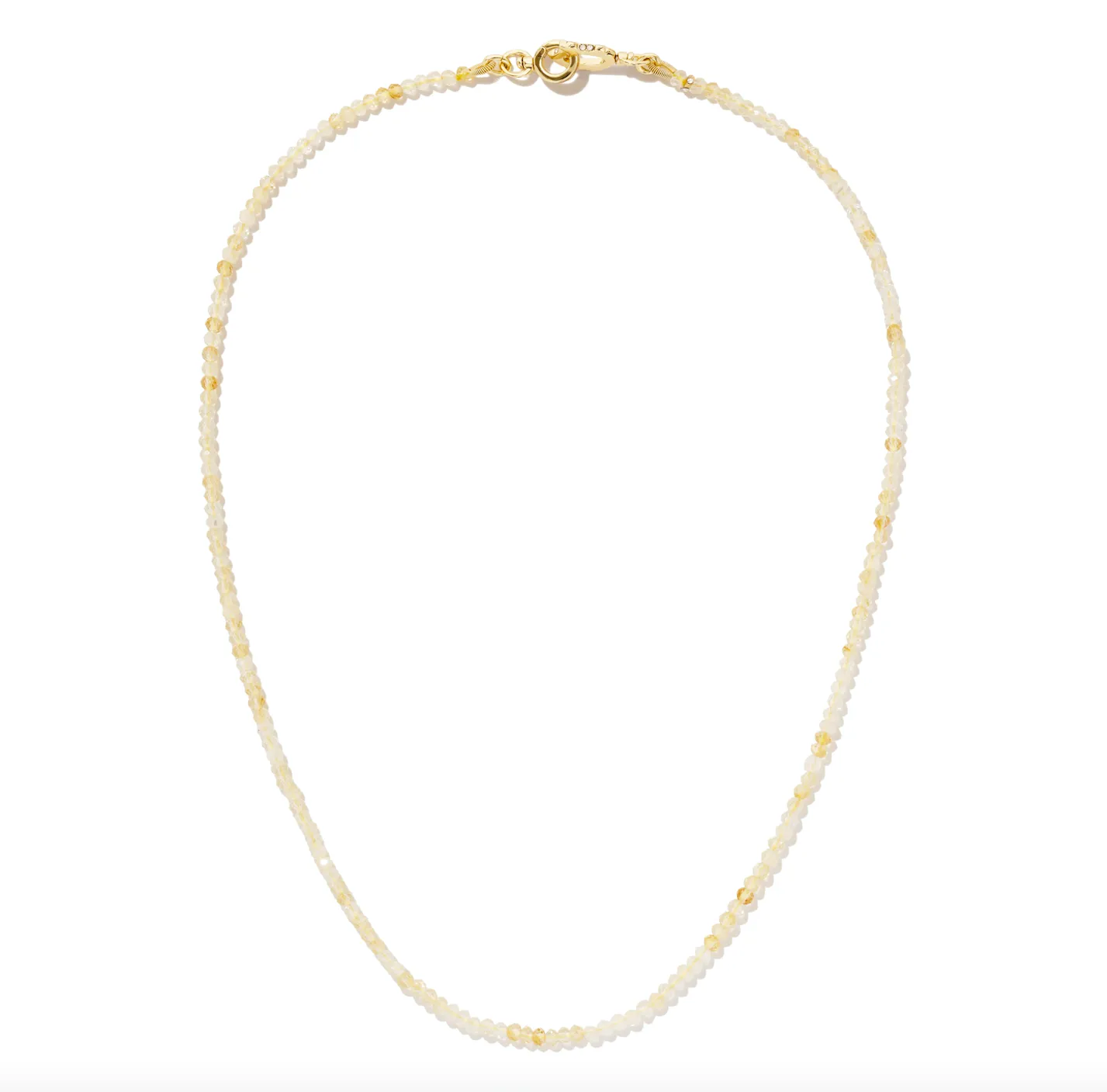 Charlotte Citrine Gemstone Necklace | Prosperity