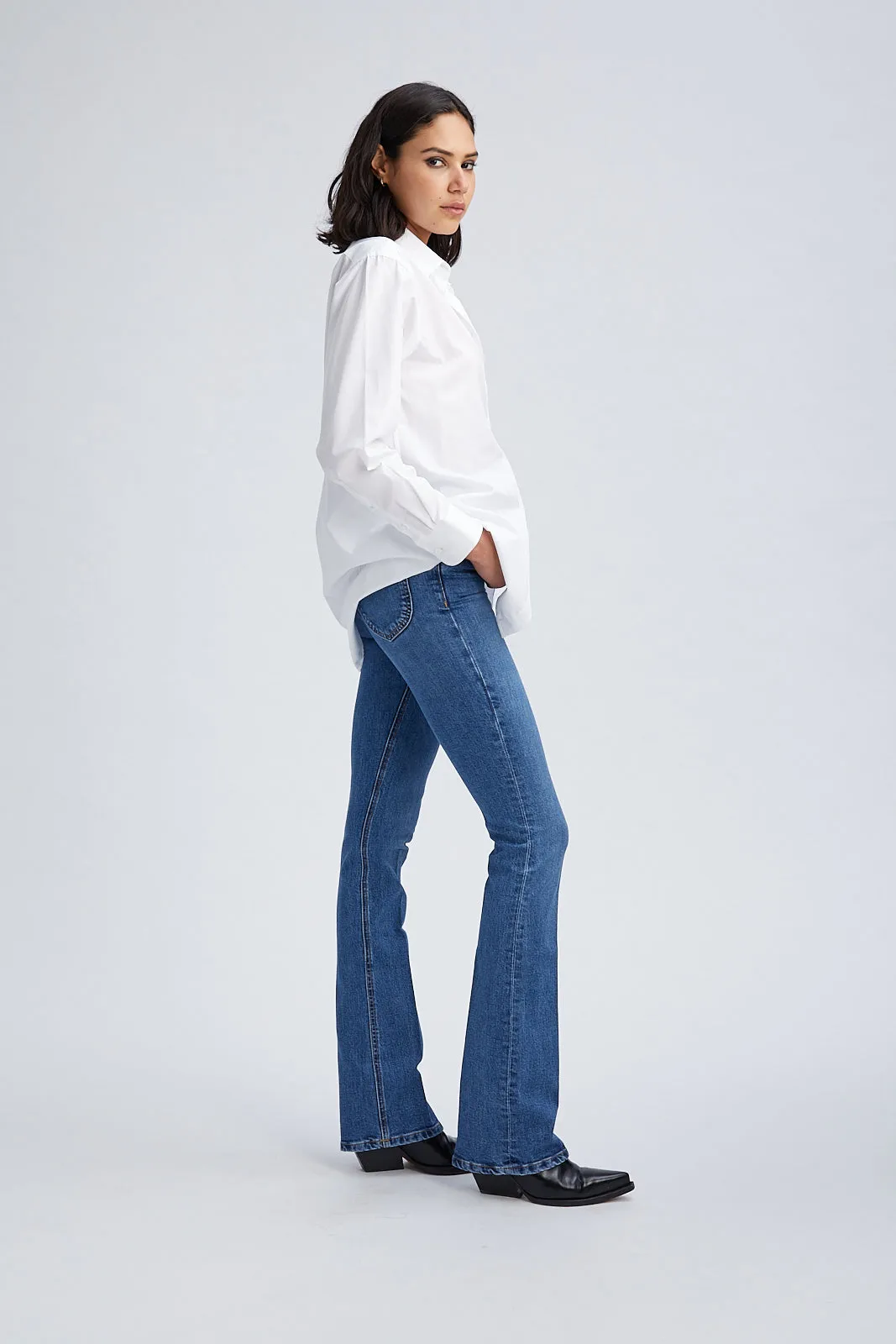 Charlotte Micro Flare Denim