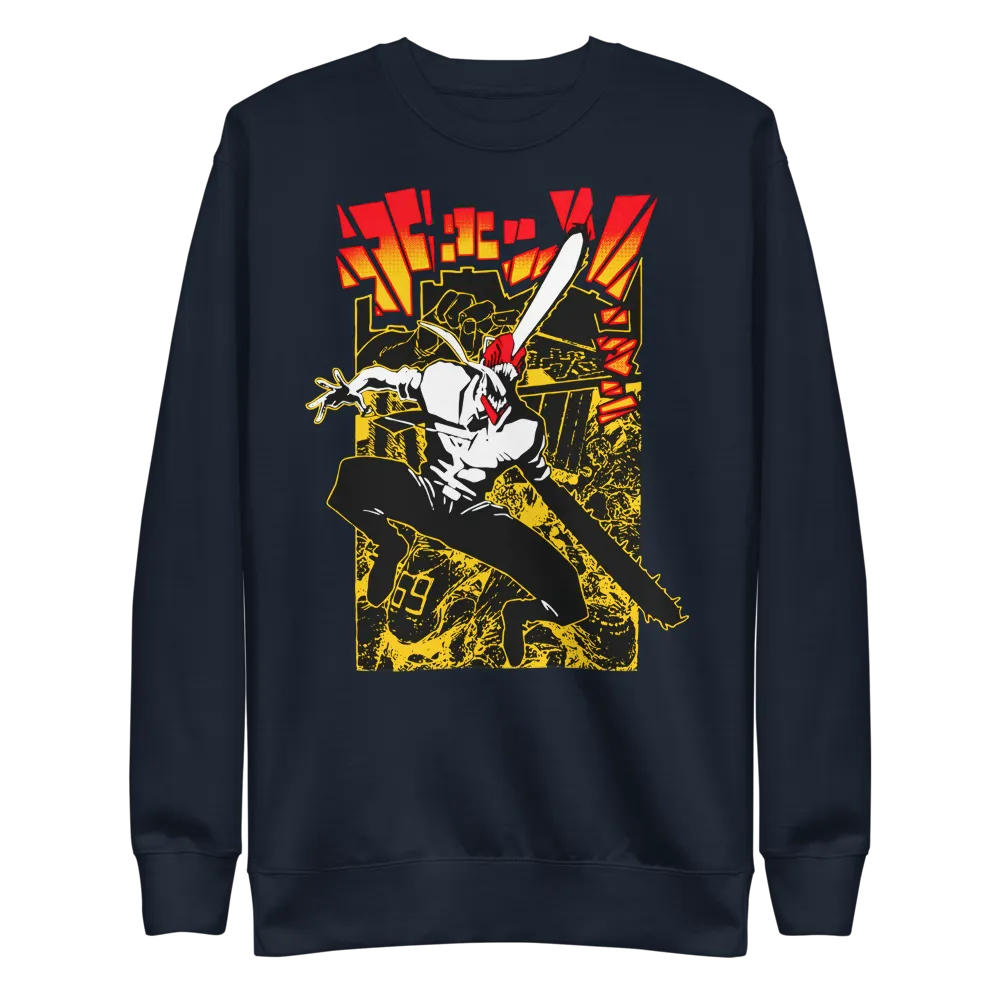 Denji Crewneck Sweatshirt Chainsaw Man