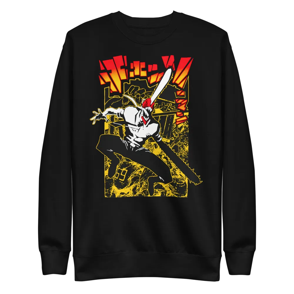 Denji Crewneck Sweatshirt Chainsaw Man