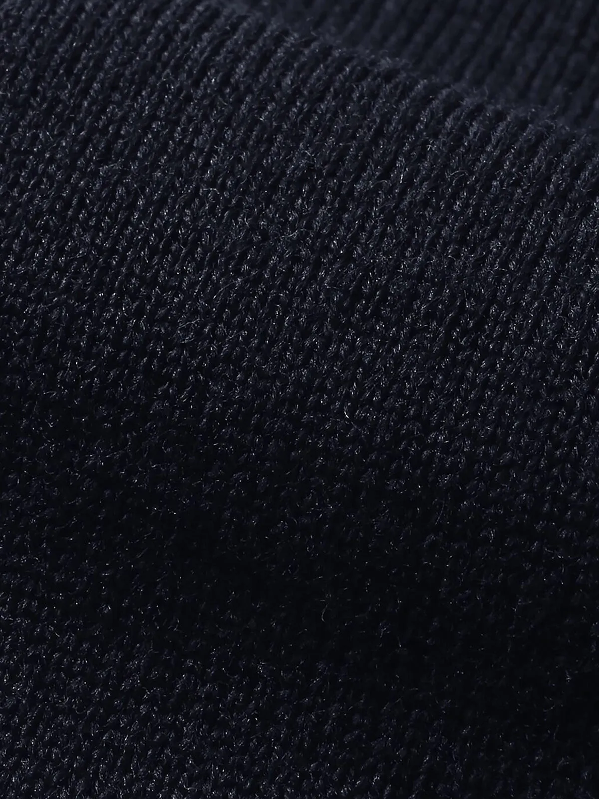 Extrafine Merino Zipper Sweater Navy