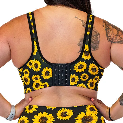 Front Zipper Bra | Sunflower