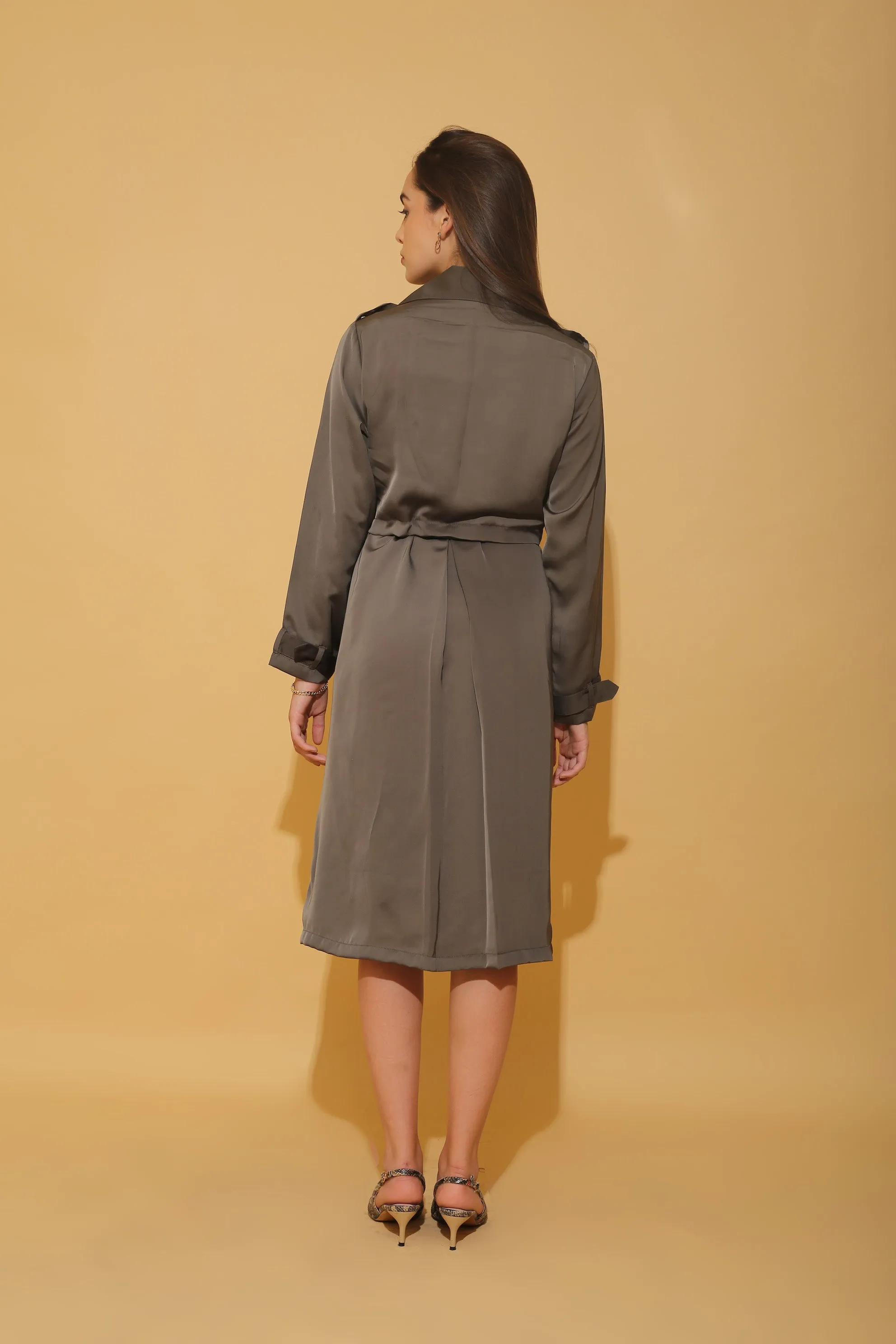 Grey Summer Trench