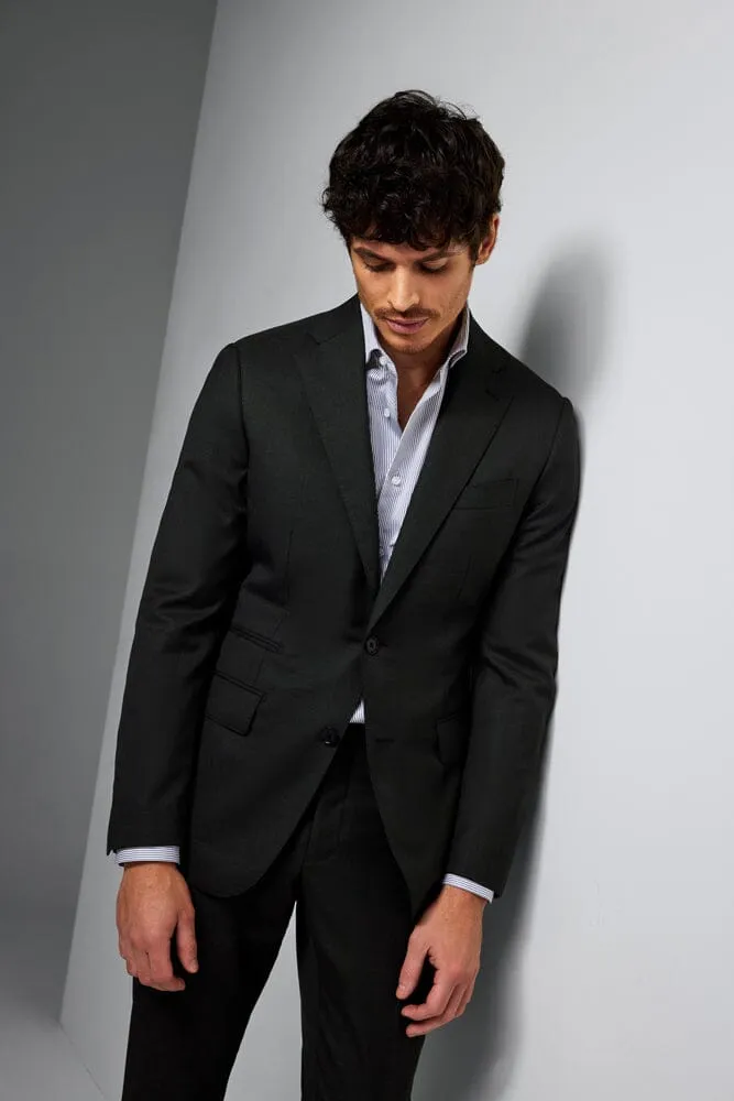 Greyson Suit - Dark Olive Texture Wool