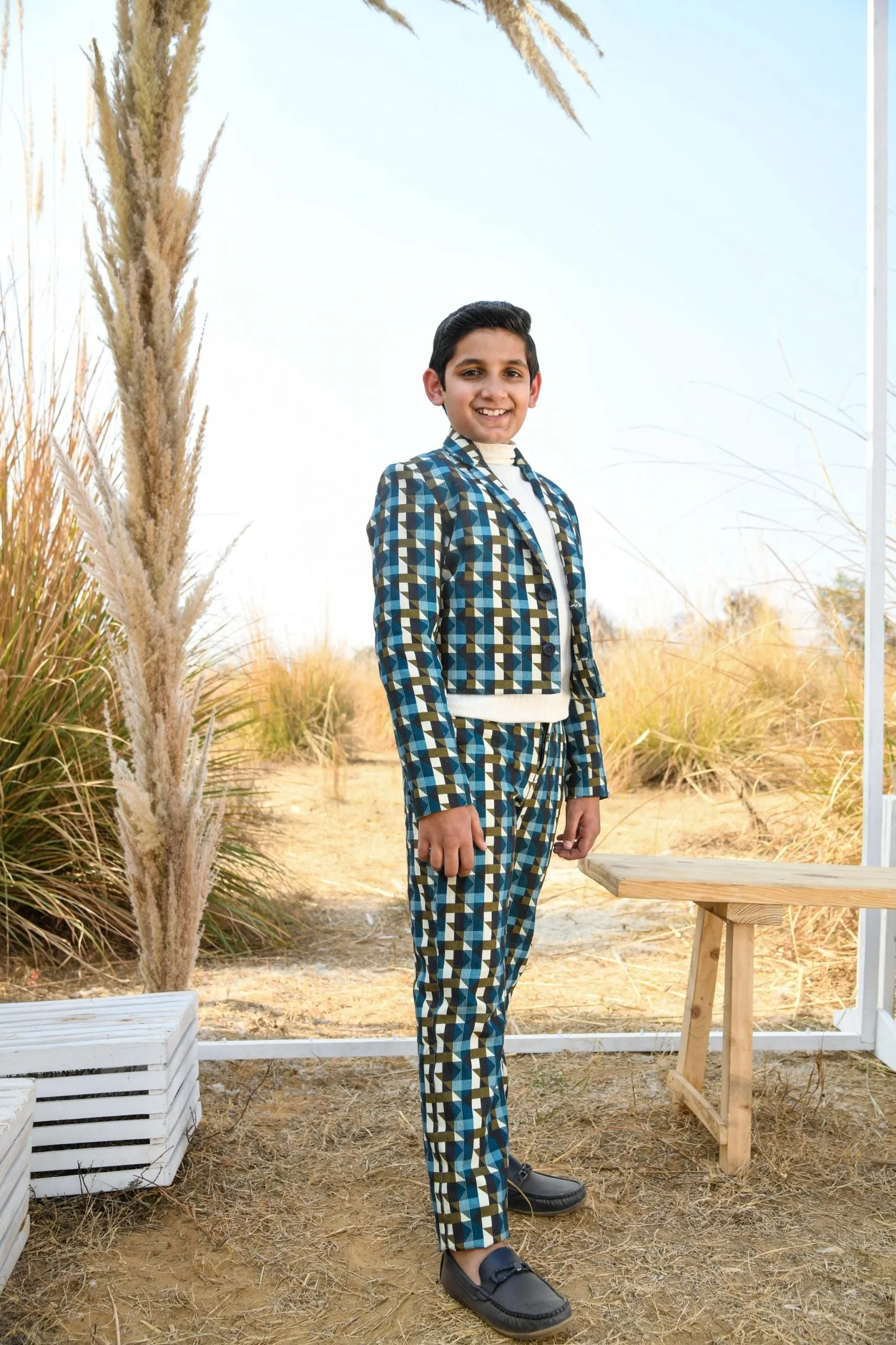 Grind to a Halt- Detachable Single Breasted Suit For Boys