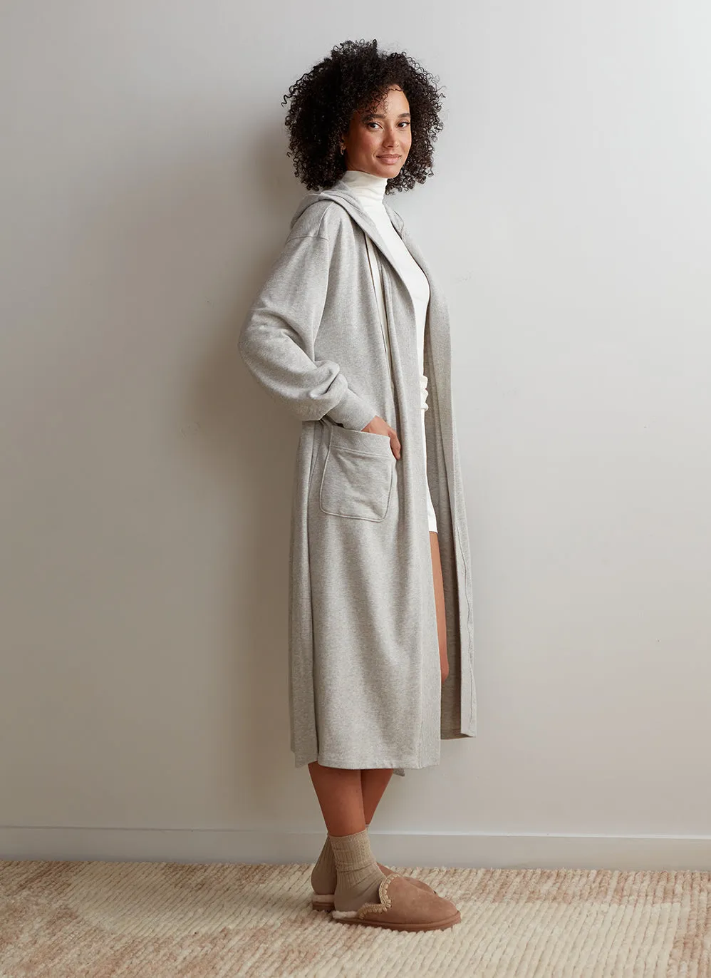 Heathered Reading Robe