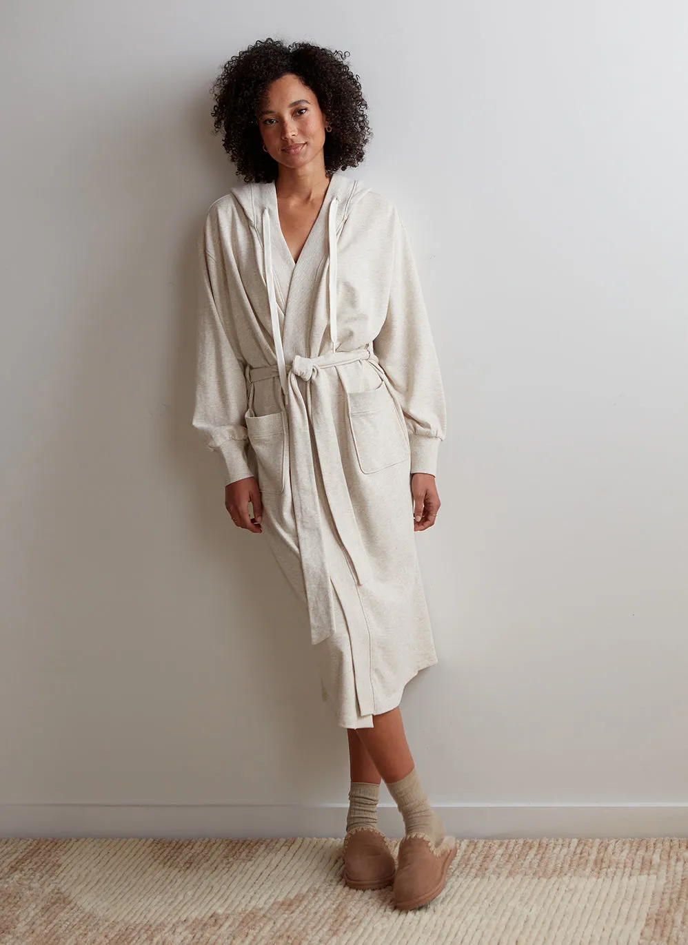 Heathered Reading Robe