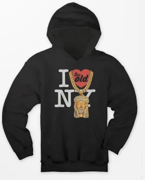 I Love the Old NY Hoody (Jesus Piece)