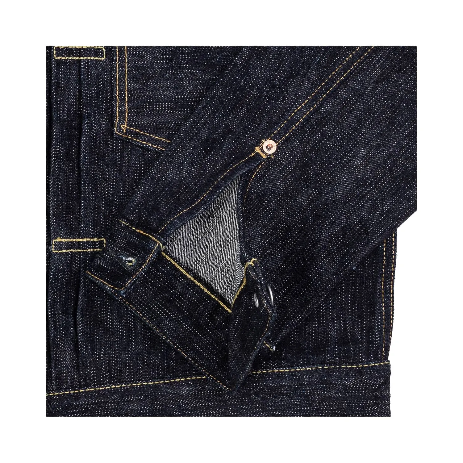 Iron Heart IHJ-507-SLB 16oz Slubby Selvedge Denim Type II Jacket Indigo