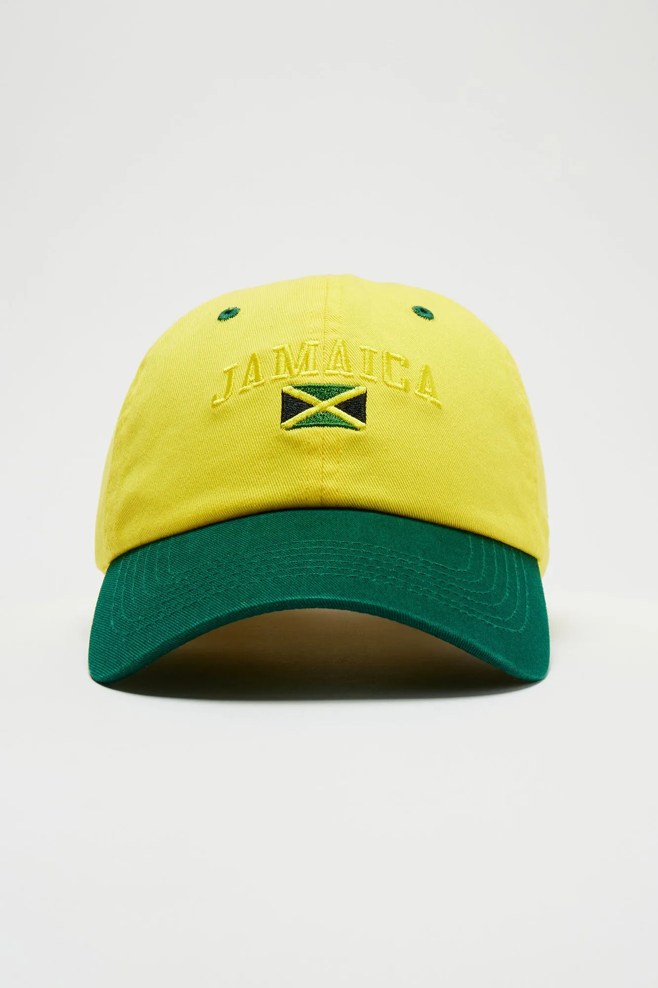 Jamaica Baseball Hat  - Yellow/combo