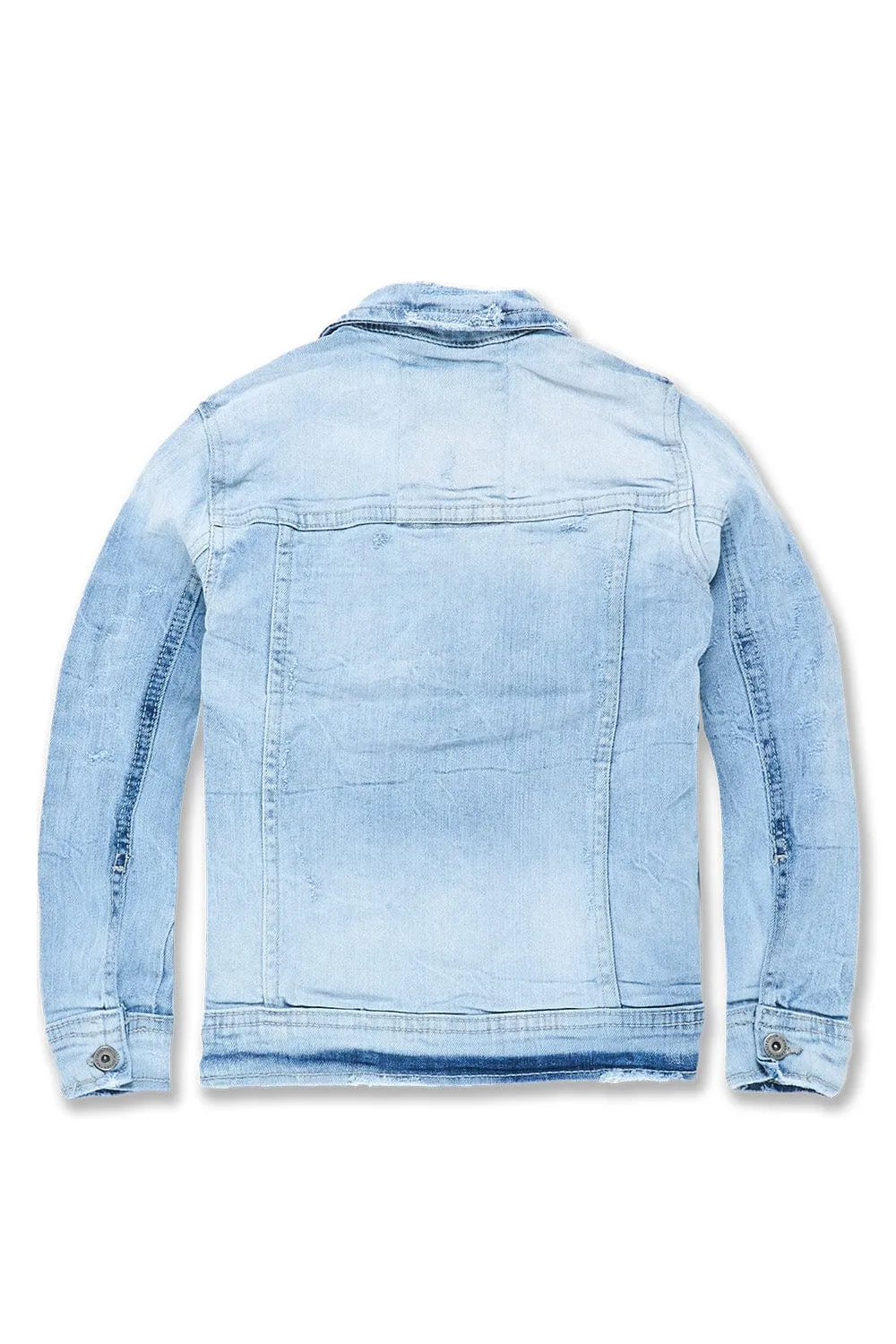 Kids Bayside Denim Trucker Jacket (Sky Blue)