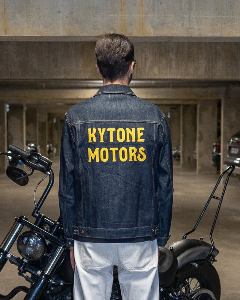 KYTONE Motorsport Selvedge Denim Embroidered Highway Jacket