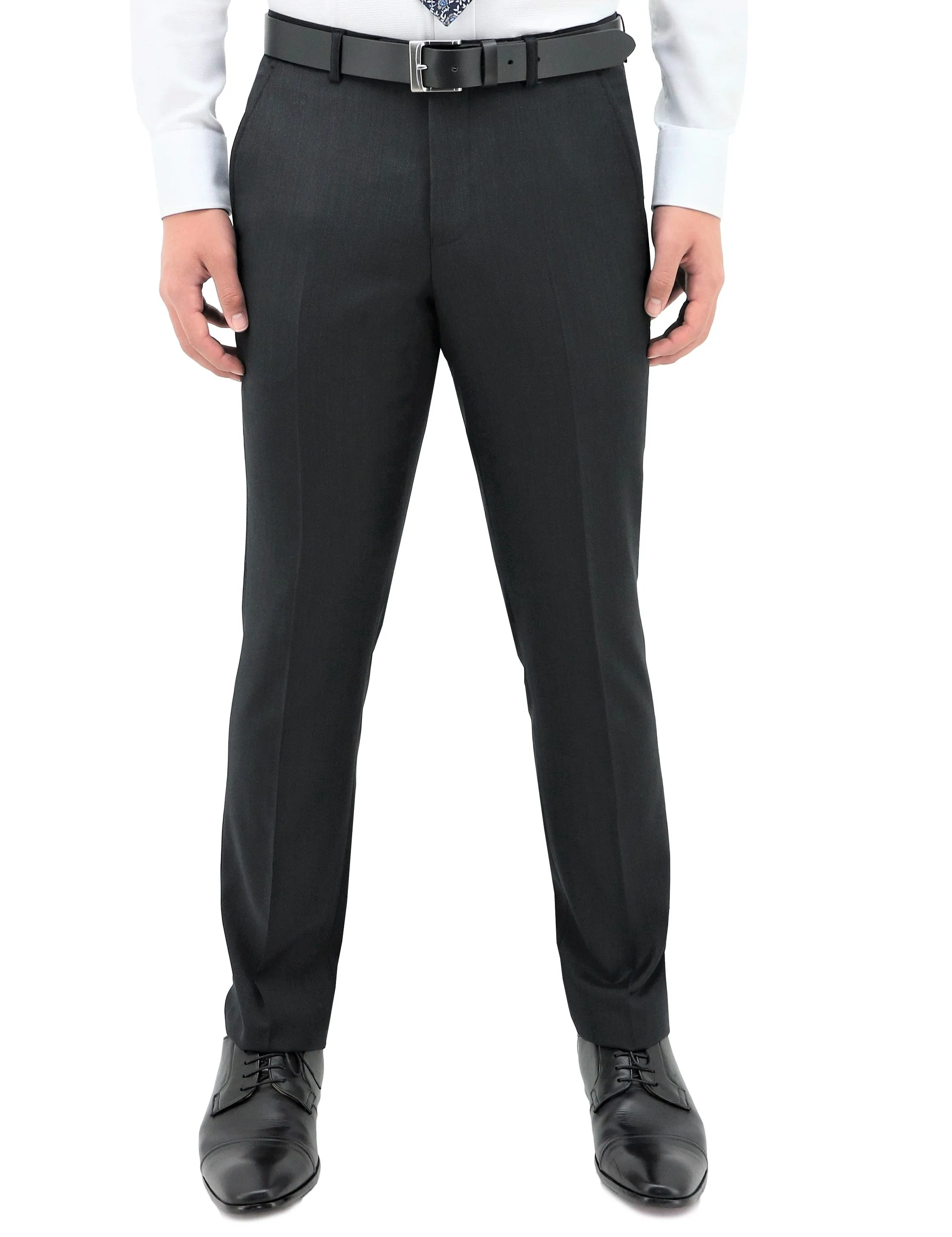 Lyon 101 Black Wool Trouser