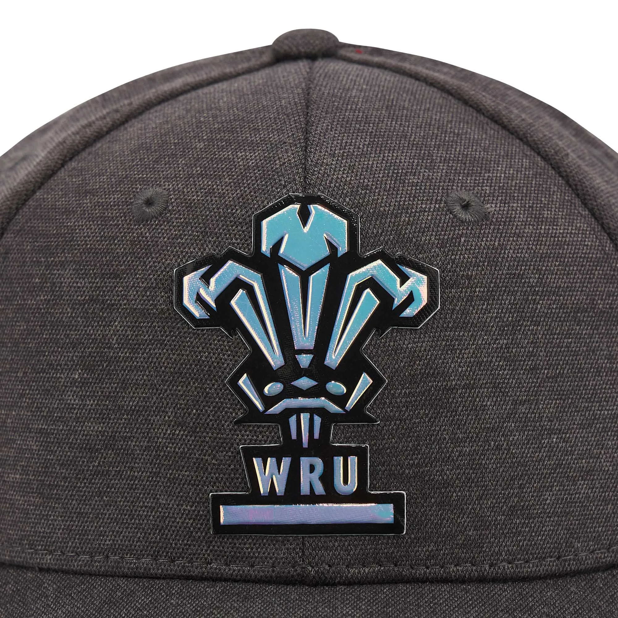 Macron Wales Rugby Baseball Logo Cap 23/24 - Grey