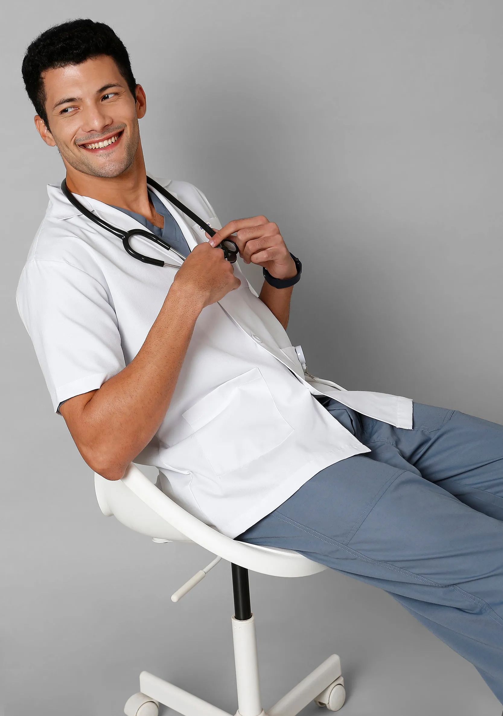 Men’s Everyday Lab Coat Apron - Bundle Set