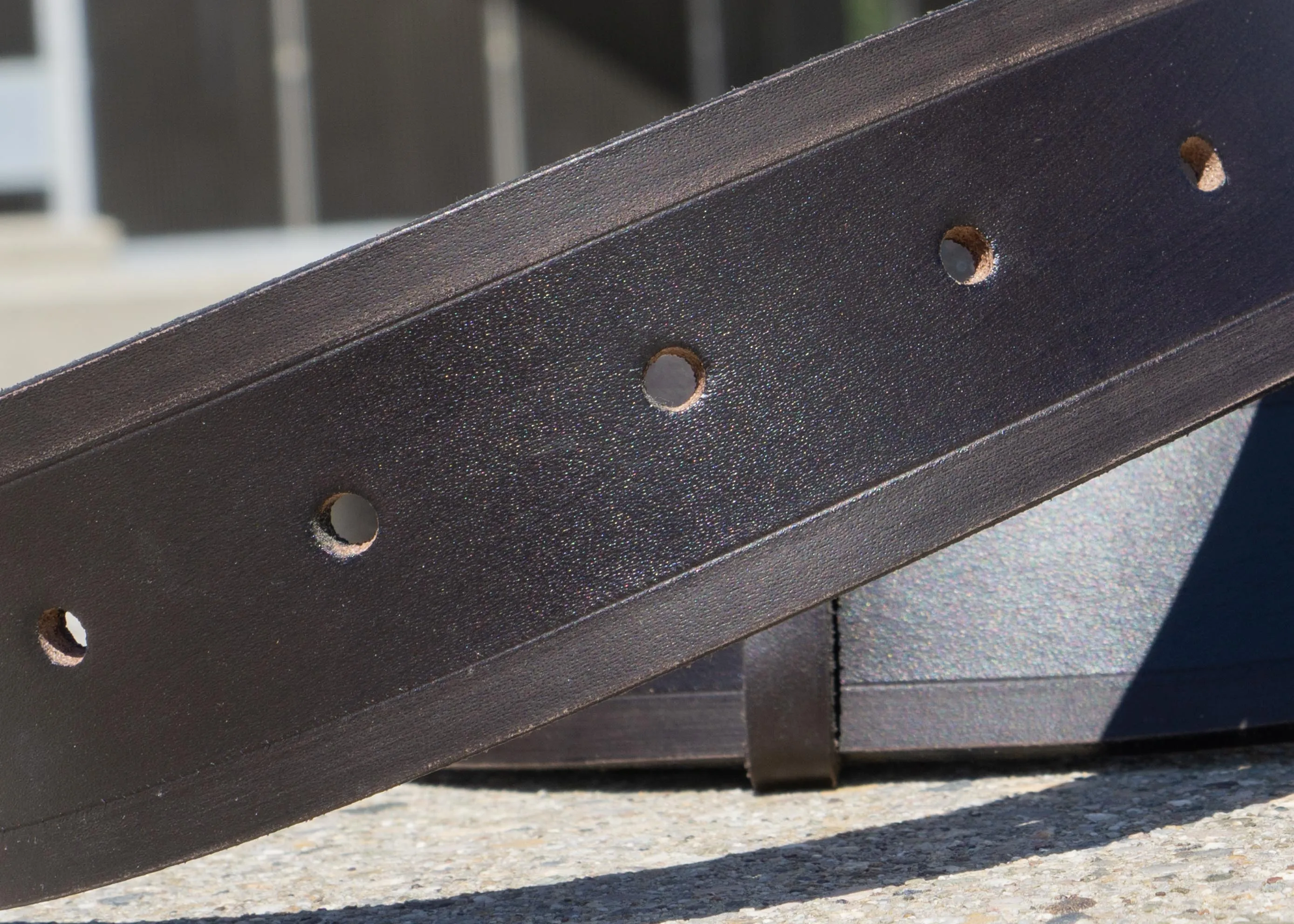 Men's Leather Belt "Onyx" | Handcrafted