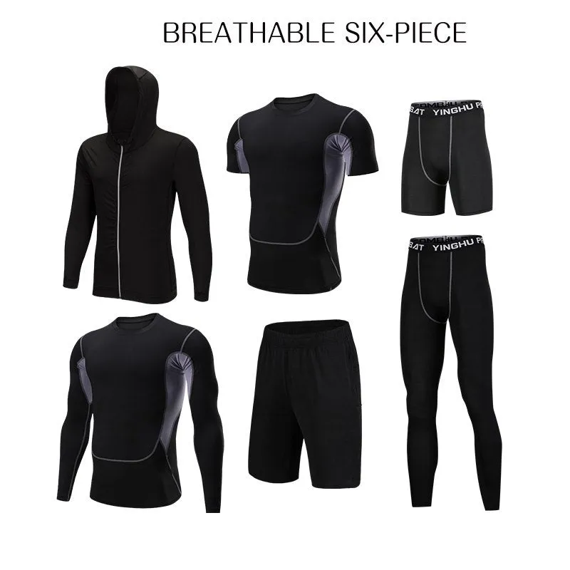 Men's Tracksuit Compression Sports Suit Gym Fitness Clothes