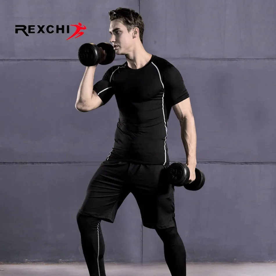 Men's Tracksuit Compression Sports Suit Gym Fitness Clothes