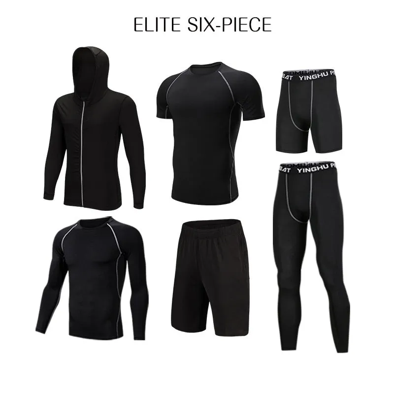 Men's Tracksuit Compression Sports Suit Gym Fitness Clothes