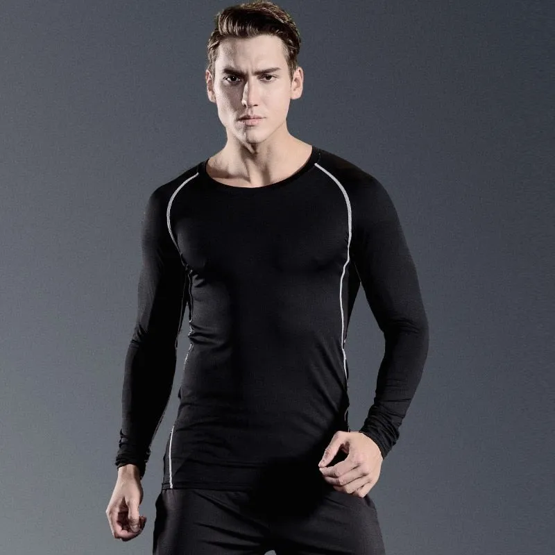 Men's Tracksuit Compression Sports Suit Gym Fitness Clothes