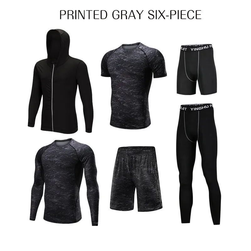 Men's Tracksuit Compression Sports Suit Gym Fitness Clothes