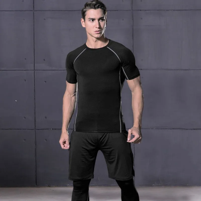 Men's Tracksuit Compression Sports Suit Gym Fitness Clothes