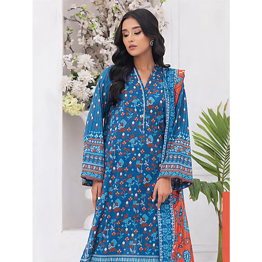 Mirha Printed Lawn Unstitched 3Pcs Suit - MP-0021