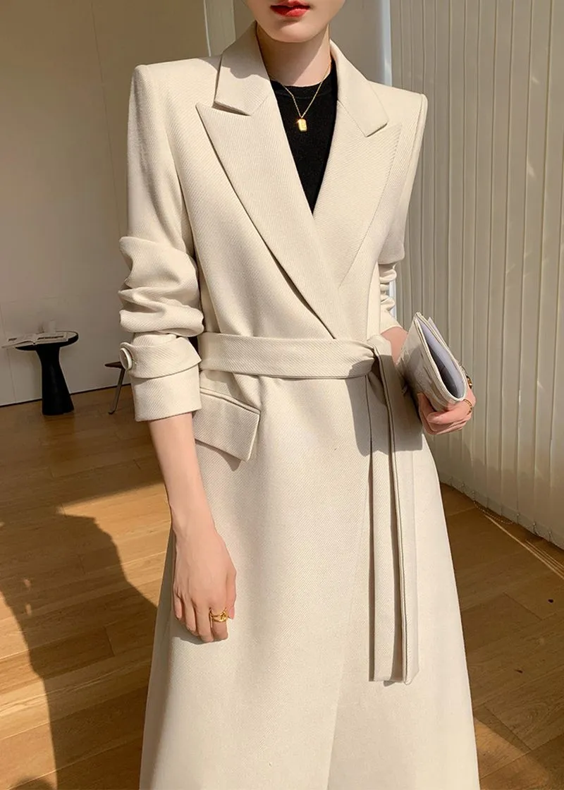 Misty Double-Breasted Belt Trench Coat