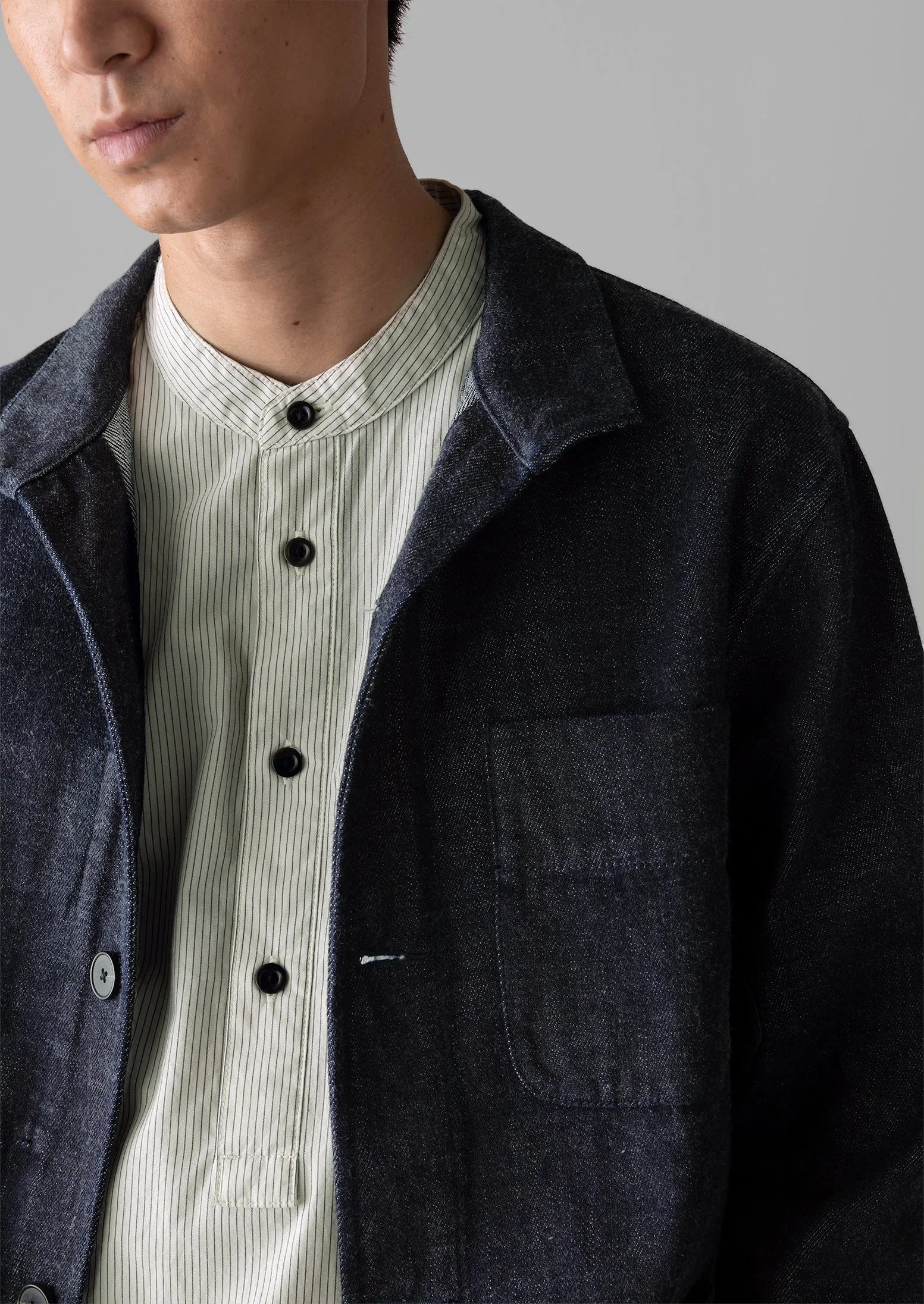 Monty Japanese Denim Jacket | Indigo