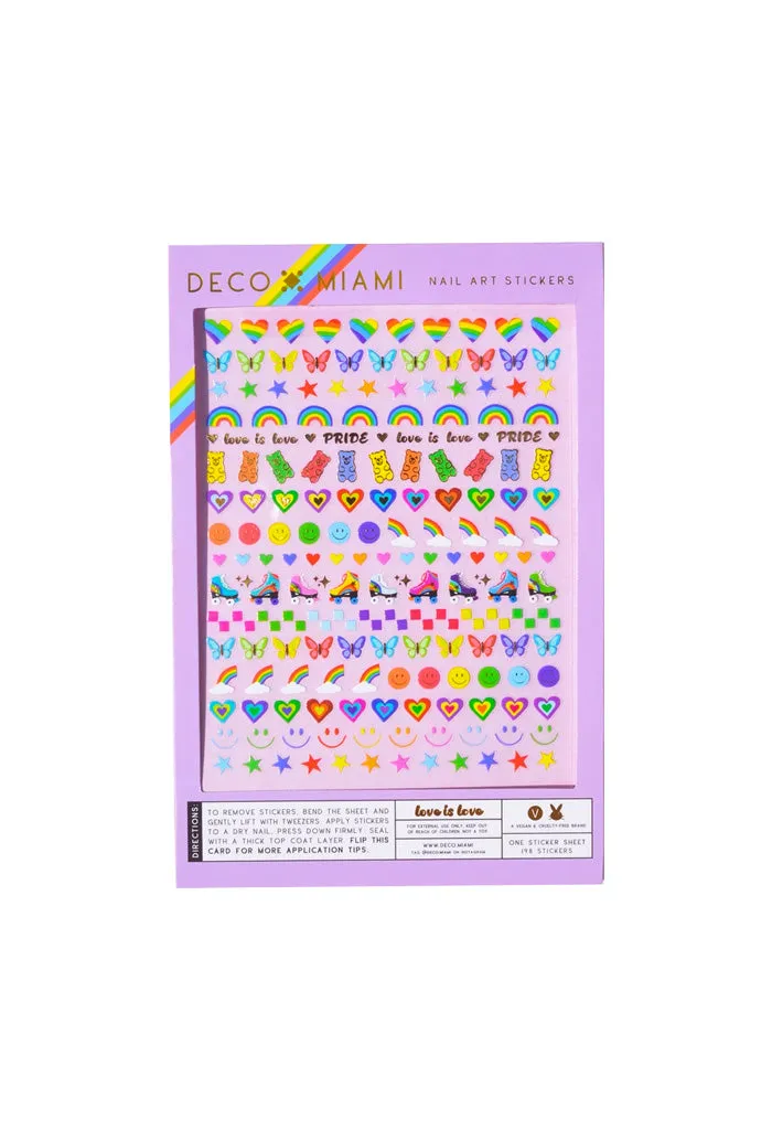 Nail Art Stickers-Love is Love