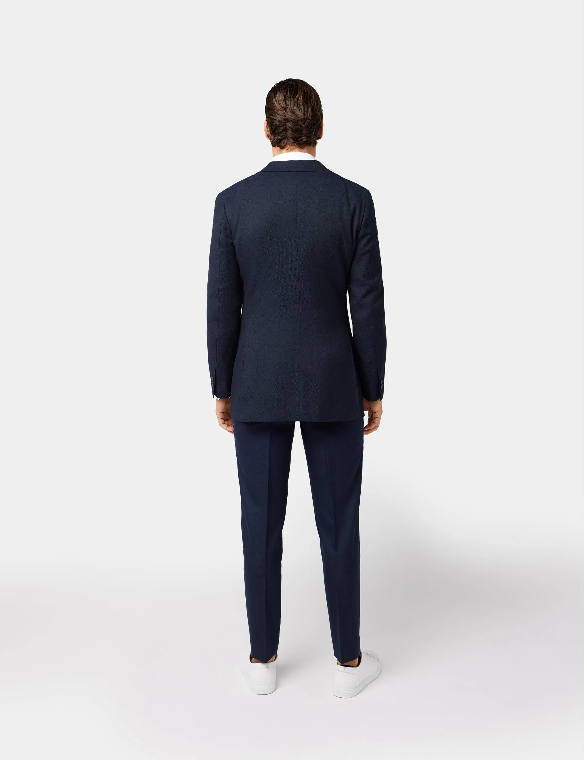 Navy Blue Double Breasted Suit