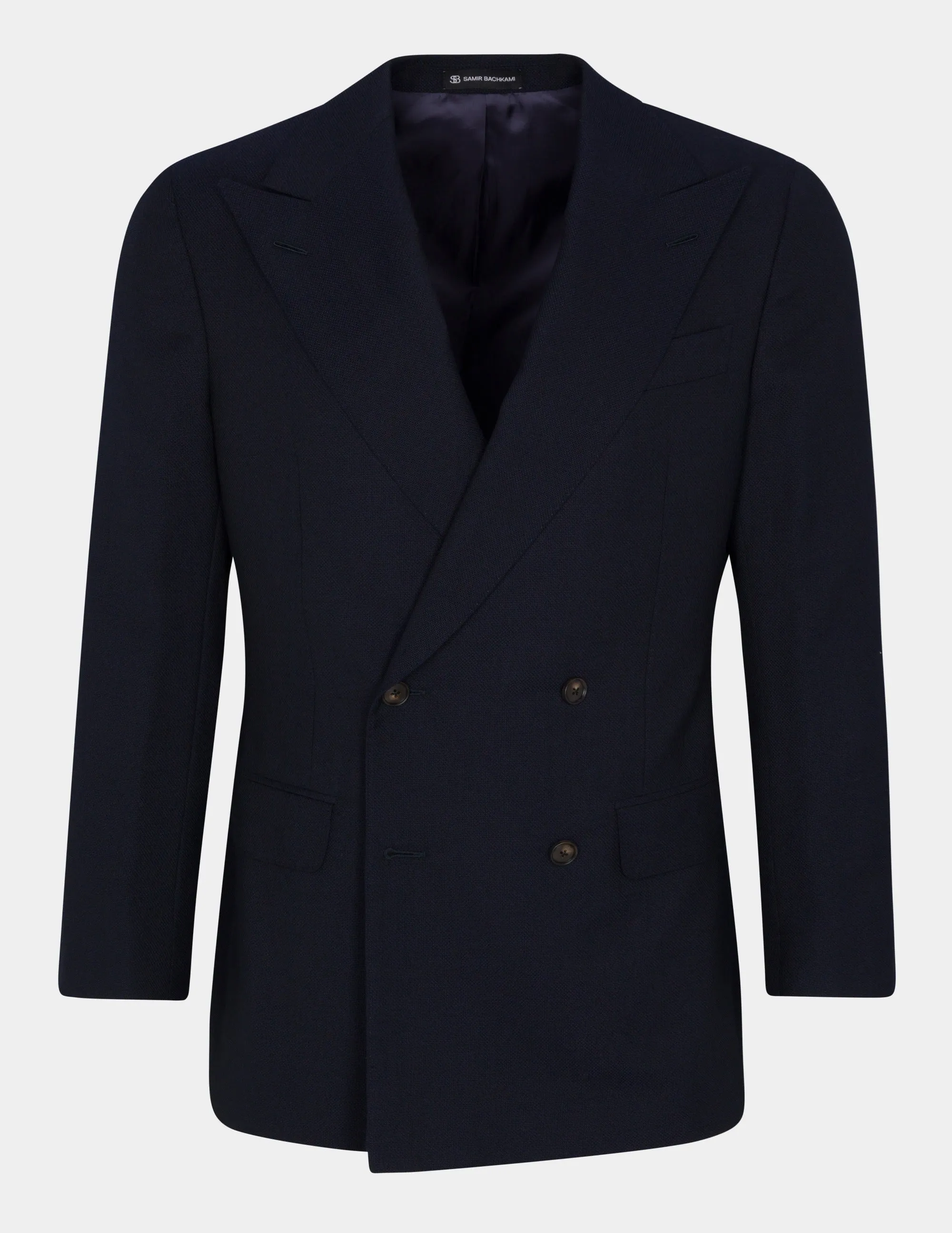 Navy Blue Double Breasted Suit