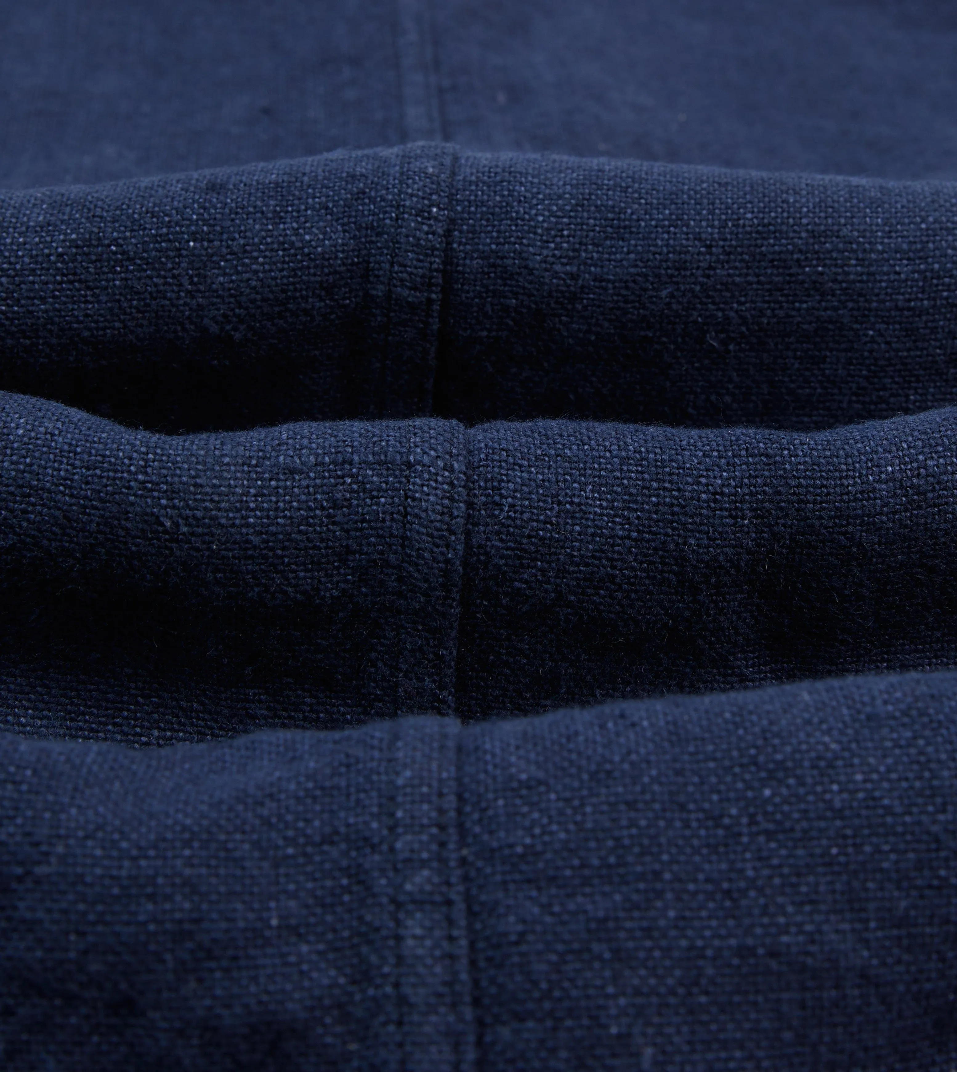 Navy Linen Five-Pocket Chore Jacket