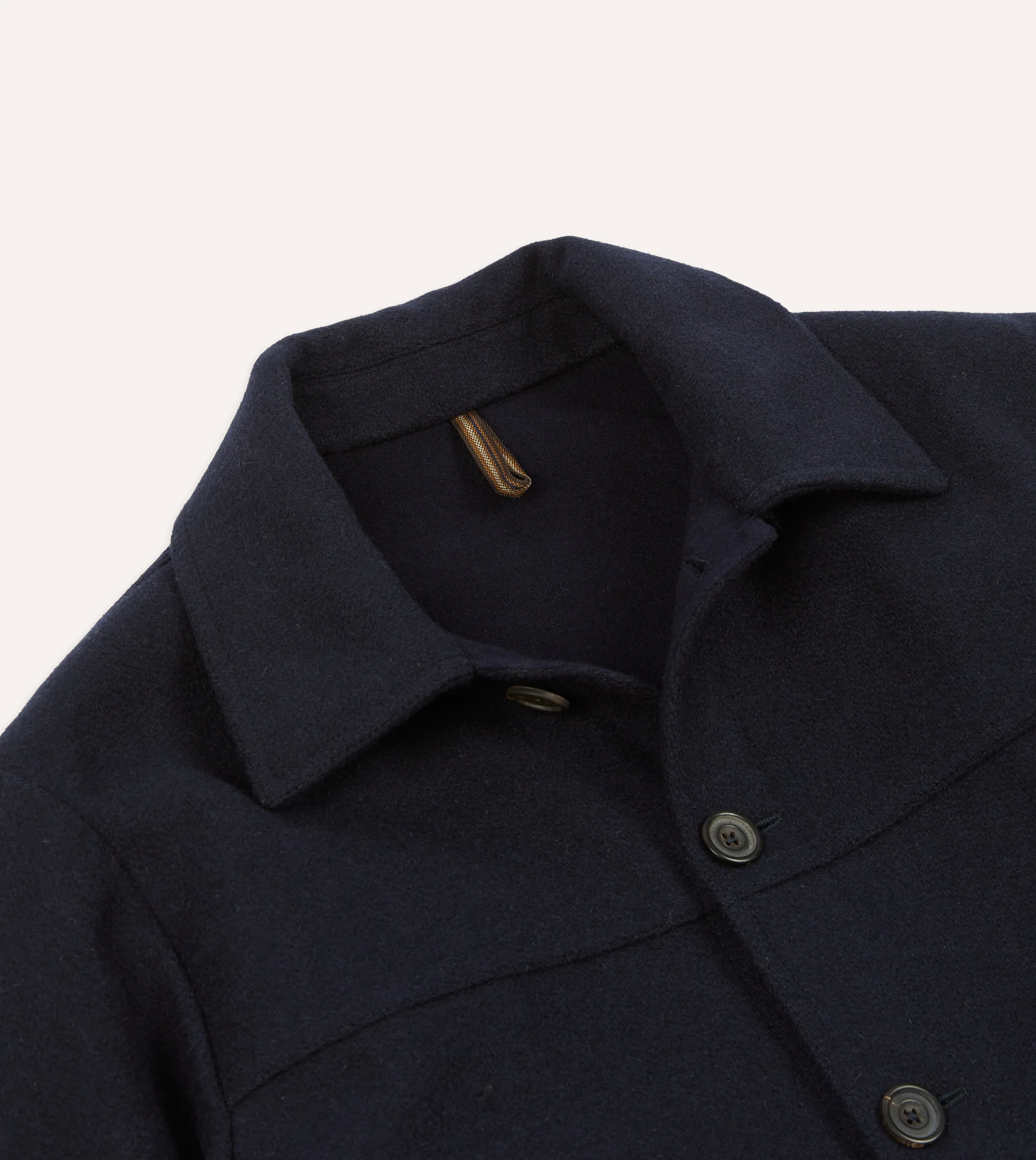 Navy Melton Wool Donkey Chore Jacket