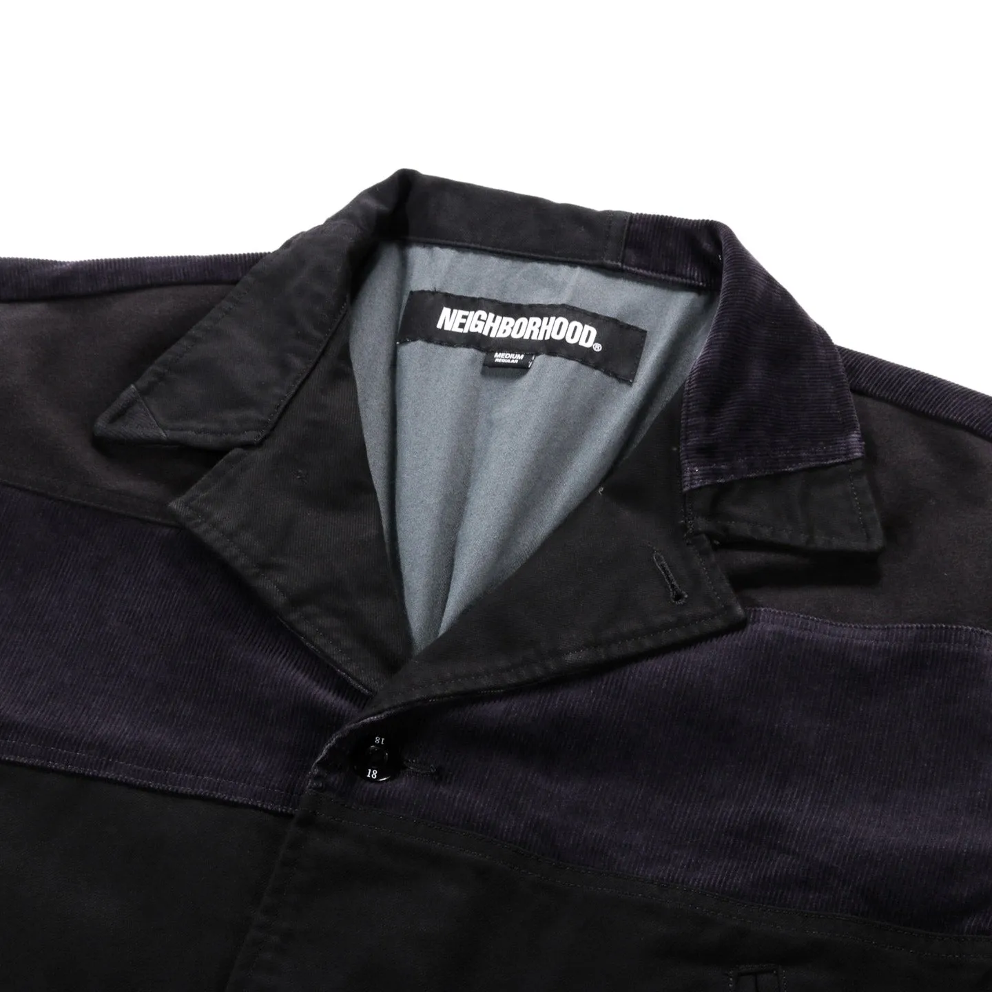 NEIGHBORHOOD PATCHWORK JACKET BLACK