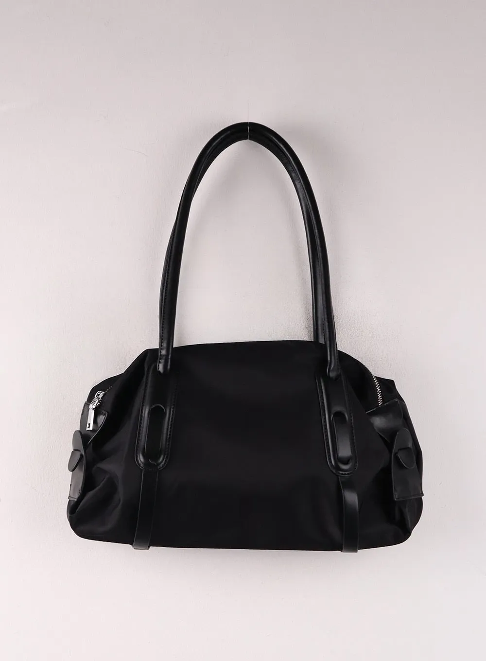 Nylon Zipper Shoulder Bag IF402