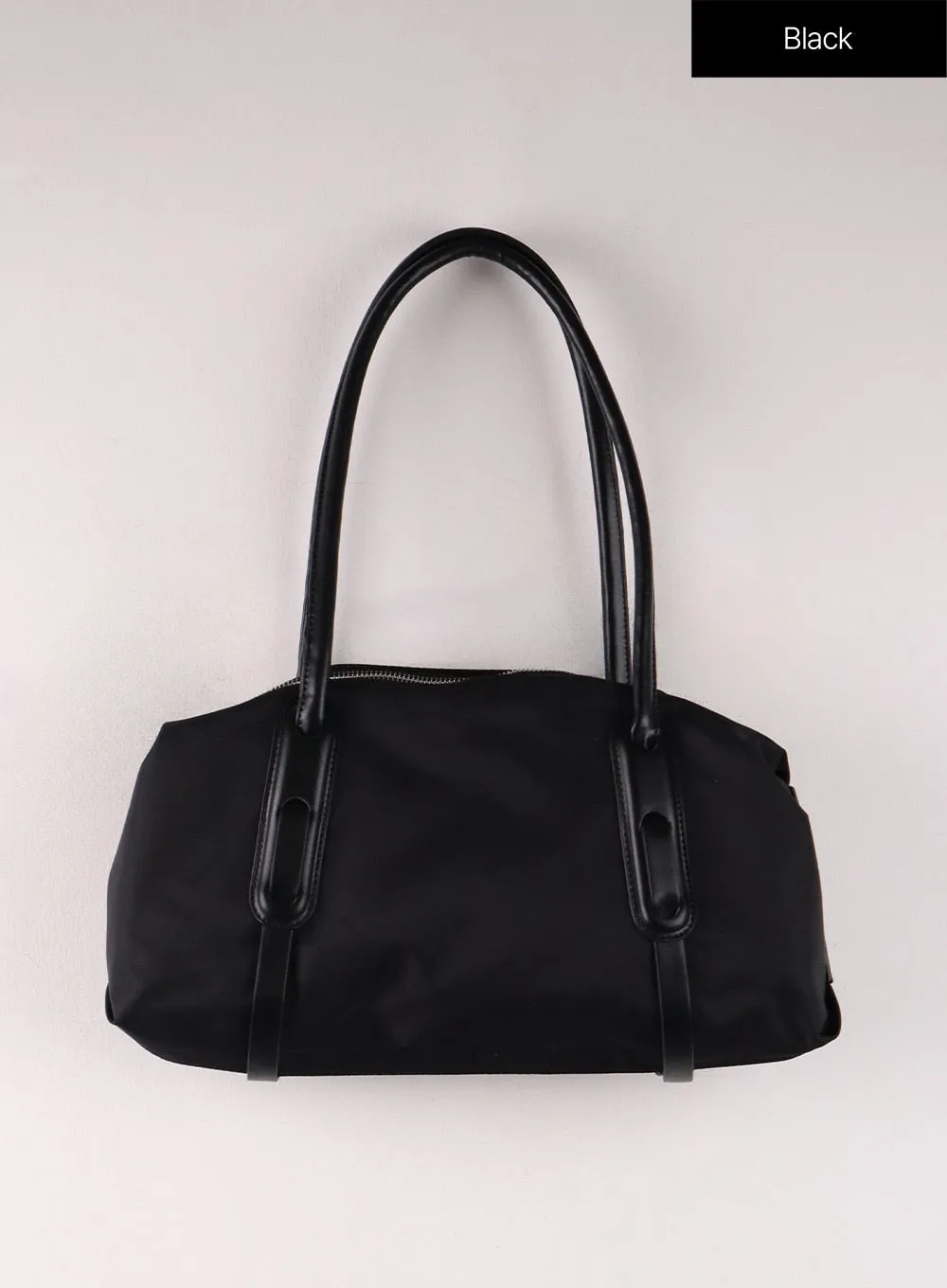 Nylon Zipper Shoulder Bag IF402