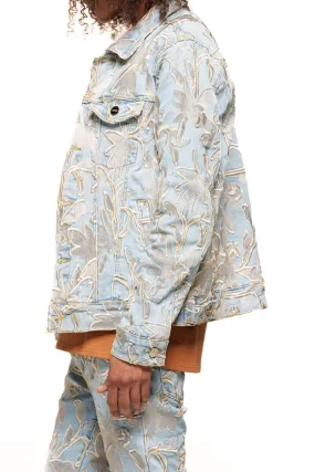 PHEELINGS DREAMS BLOSSOMING DENIM JACKET (LIGHT BLUE)