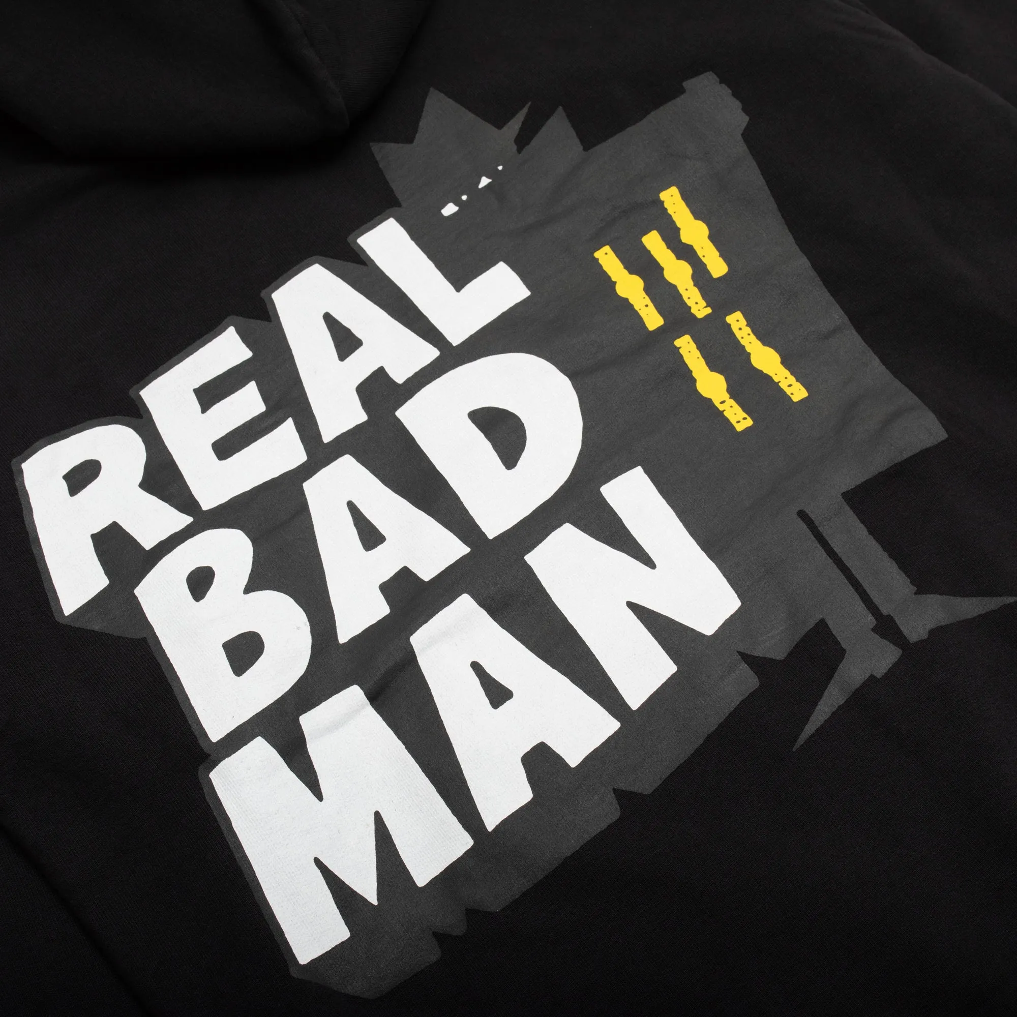 Real Bad Man Mens Classic Fleece Hoodie